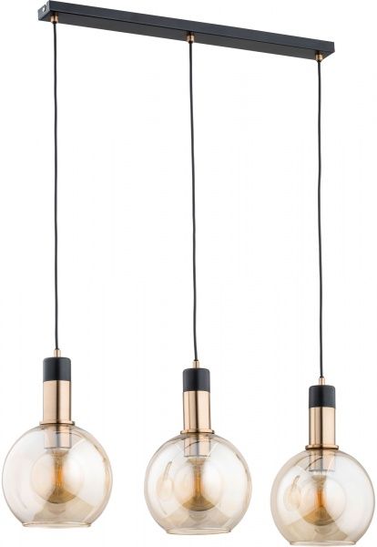 Люстра підвісна ALFA Maya 3x60 Вт E27 золото 62163 