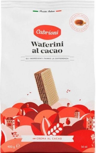 Вафлі з шоколадним кремом 400 г 