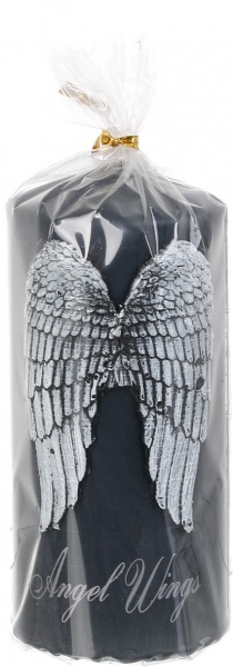 Свічка декоративна Циліндр 70х100 Крила ангела Pako-If