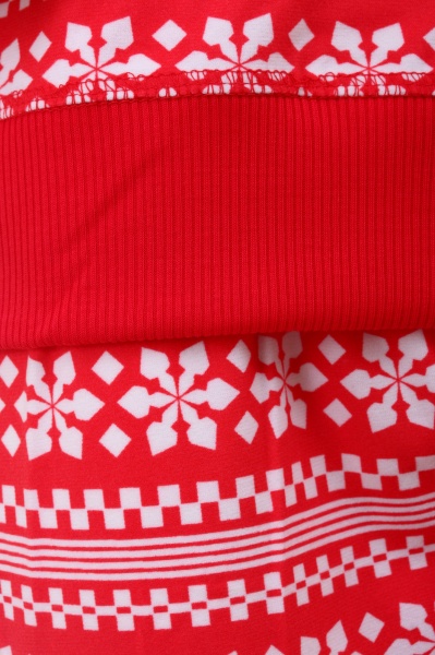 Костюм домашний женский La Nuit Home Red Ornament р. XL красный с белым 