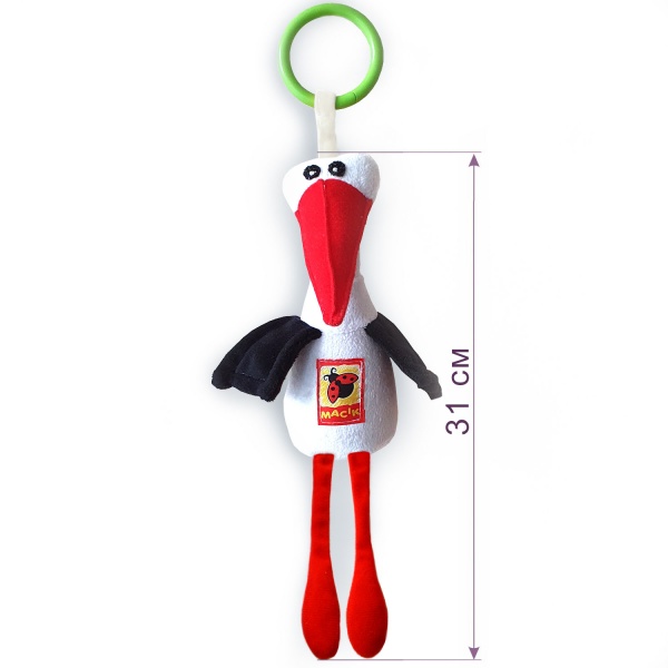 Игрушка-погремушка Macик Аист МС 010402-02