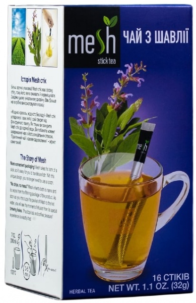 Чай MESH с шалфея 16 шт. 32 г 