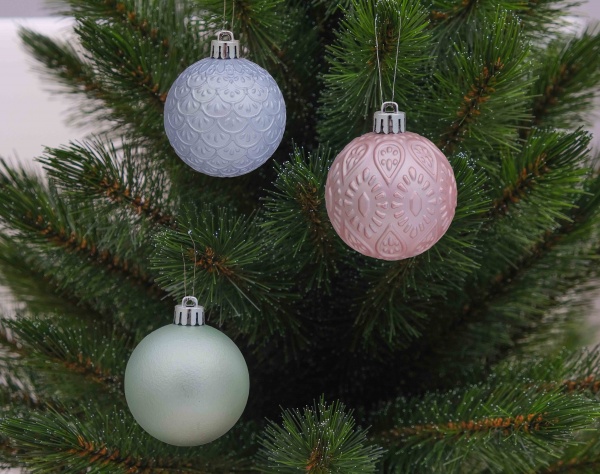 Набор елочных шаров GIF0638 d 60 мм 6 см 9 шт./уп.