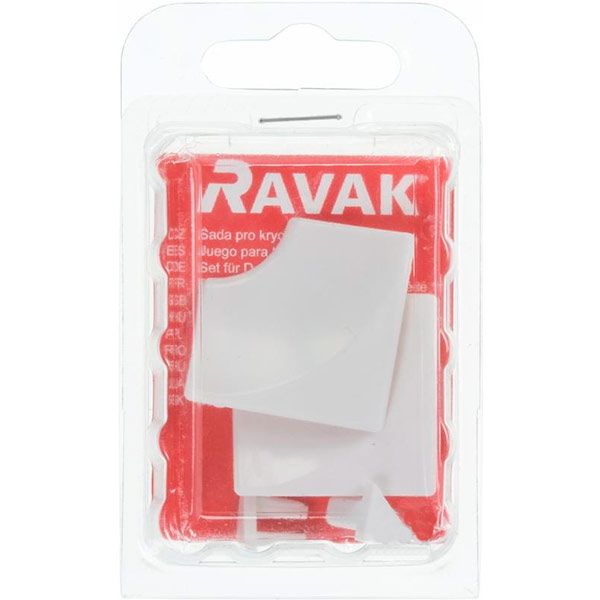 Набор для уголков для декоративной планки 11 мм белый B460000001