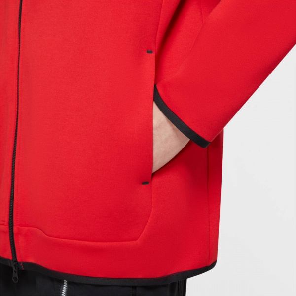 Джемпер Nike M NSW TCH FLC HOODIE FZ WR CU4489-657 р. 2XL червоний