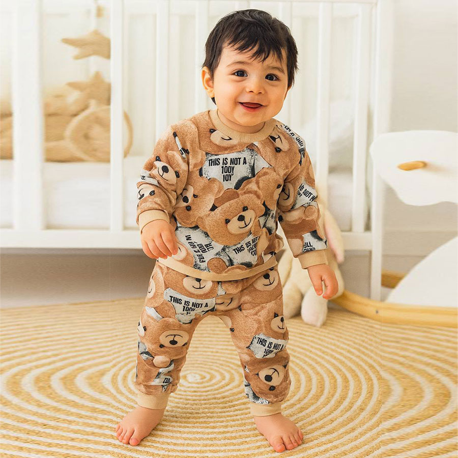 Комплект детской одежды Blanka Мишка бежевый р.68-74 110849