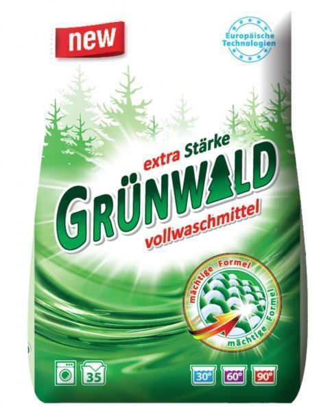Пральний порошок для машинного та ручного прання Grunwald універсальний 3 кг
