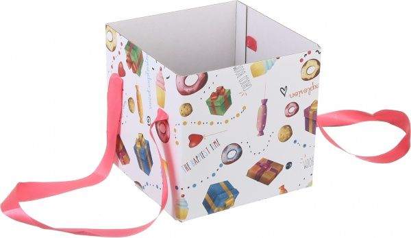 Подарочная коробка с лентой CooverBox S