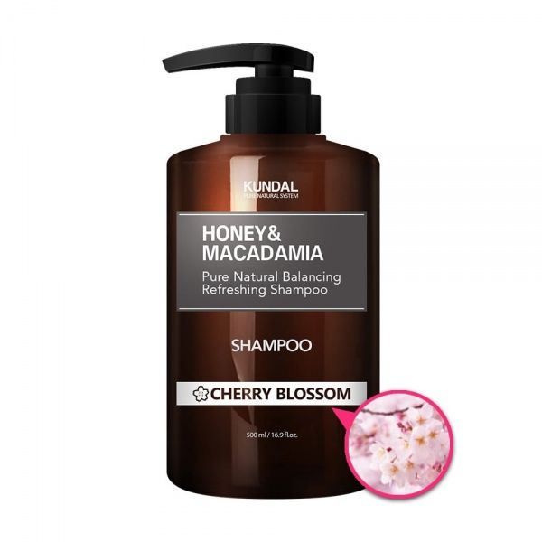 Шампунь Kundal Honey & Macadamia Shampoo Cherry Blossom Квітуча вишня 500 мл