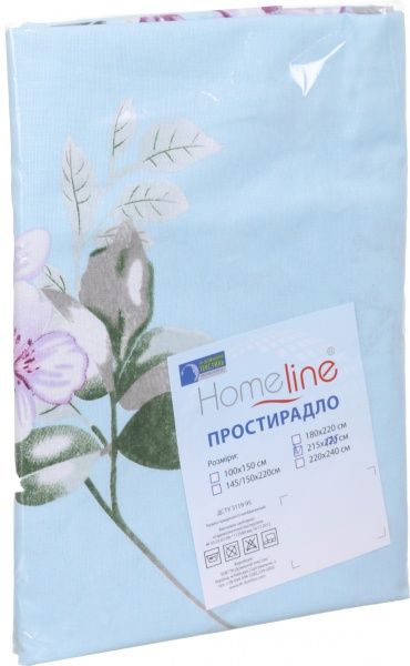 Простирадло бязь 175x215 см в асортименті Home Line 