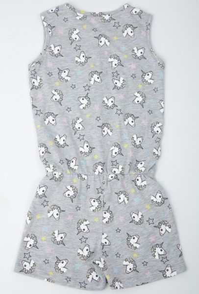 Напівкомбінезон для дівчаток Luna Kids Unikorn р.110-116 сірий 0025/12013 