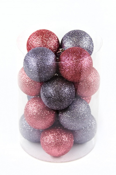 Набор елочных шаров 9545 d14,5 мм 21,5 см 16 шт./уп. 