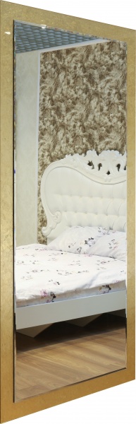 Зеркало Бусел поталь 970x1970 мм золотой 