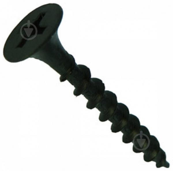 Саморіз по металу для гіпсокартону 3,5x35 мм 50 шт фосфат чорний