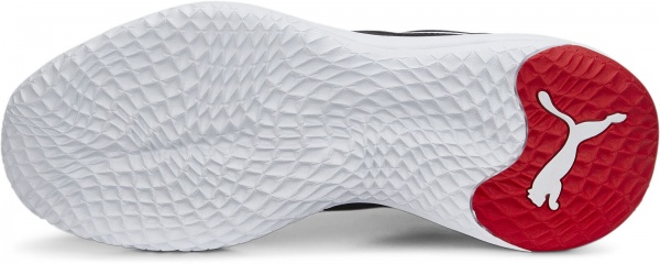 Кроссовки Puma PLAYMAKER JET BLACK-JET BLACK-PUMA WHITE 38584101 р.44 черный