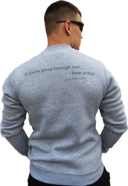 Світшот P1G Winter Sweatshirt Winston Churchill UA281-29911-WC-IG р. L сірий