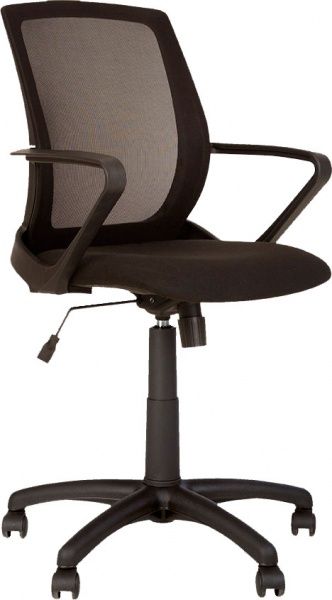 Кресло Nowy Styl FLY GTP BLACK (CH) ОН/5 С-26 черно-серый 