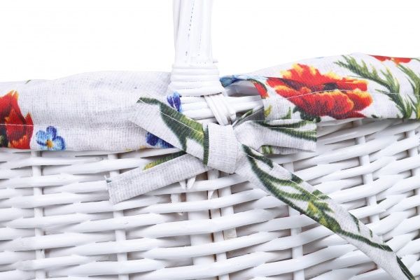 Корзина плетеная с текстилем Tony Bridge Basket 35x18/45 см Easter 19-1-1 