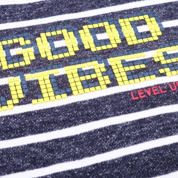 Свитшот Blue Seven темно-синий/полоска 