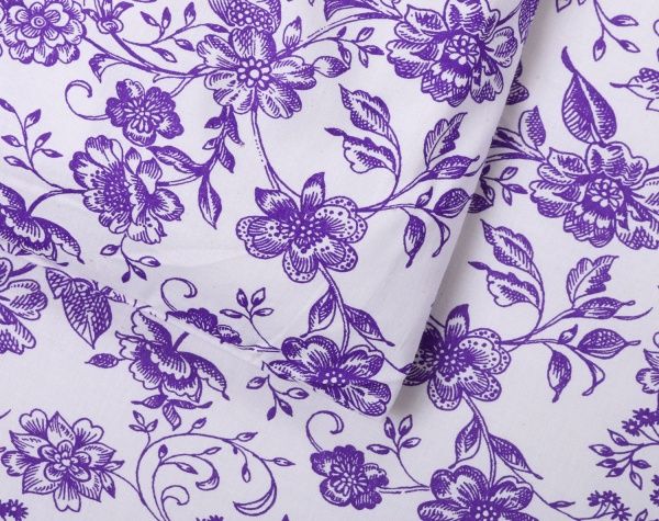 Комплект постельного белья Мави 1,5 бело-синий Rigel 