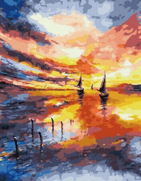 Картина за номерами Яскравий захід bk_1008 BookOpt 