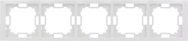 Рамка пятиместная Simon Basic Neos универсальная белый BMRC5/11