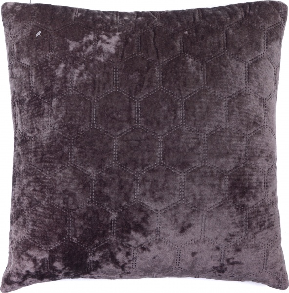 Подушка декоративна Greek Velvet 45x45 см антрацит La Nuit 