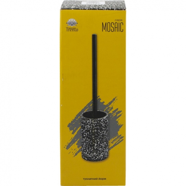 Ершик для унитаза Trento Mosaic Black (61449)