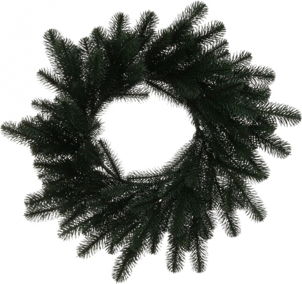 Венок новогодний литой Ковалевский зеленый d540 мм ВЛКз 