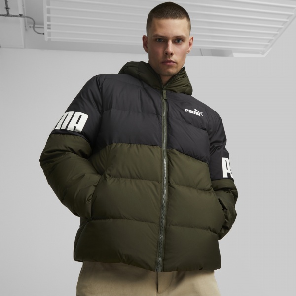 Пуховик Puma POWER HOODED DOWN PUFFER 84933570 р.L хакі