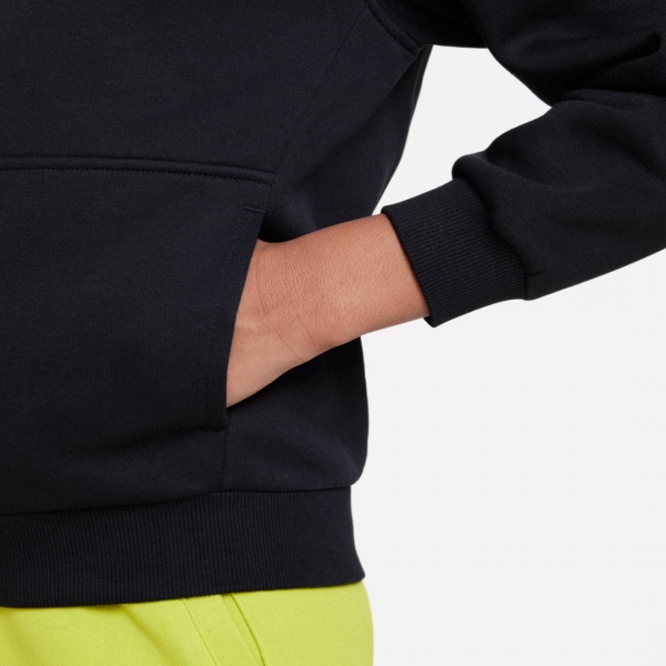 Джемпер Nike K NSW CLUB FLC HD FZ LS HBR FD2990-010 р.L чорний