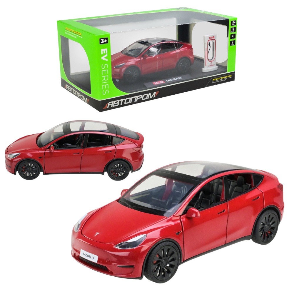 Автомобіль Автопром 1:24 із зарядною станцією AP7711