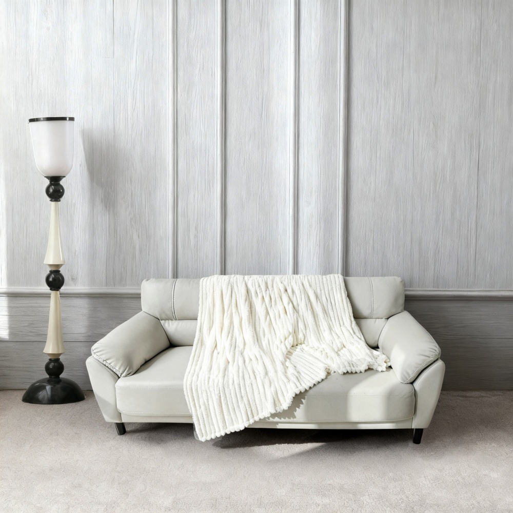 Плед Velvia 200x220 см айворі La Nuit