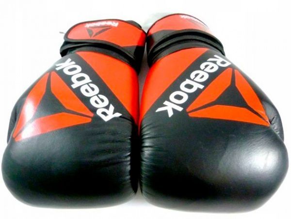 Боксерские перчатки Reebok RSCB-10200RDBK SS19 16oz красный с черным