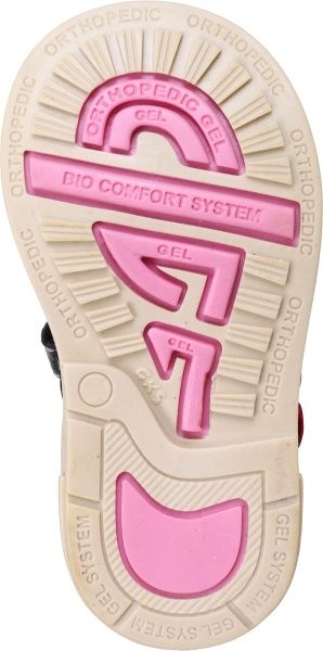 Туфлі для дівчаток MiracleMe р.23 малиново-чорний 12-2-08-2 