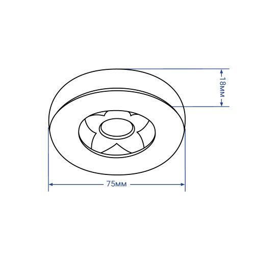 Светильник точечный Feron AL520 COB 5 Вт 4000 К белый 
