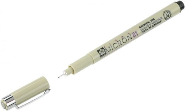 Линер PIGMA Micron (0.1) Черный  0,25 мм SAKURA