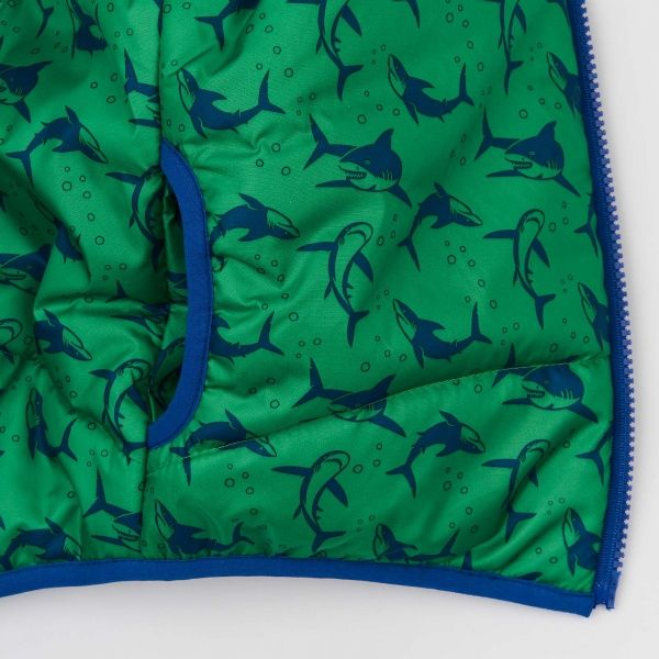 Жилет дитячий для хлопчика Соня акули р.104 салатовий 