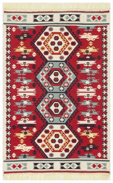 Килим Ekohali Arya AR 30 Red 120x180 см двосторонній 