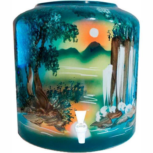 Диспенсер настільний Водоспад зелений