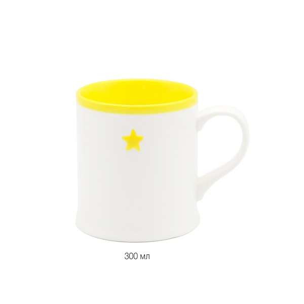 Чашка Детская фантазия 300 мл желтая MVM