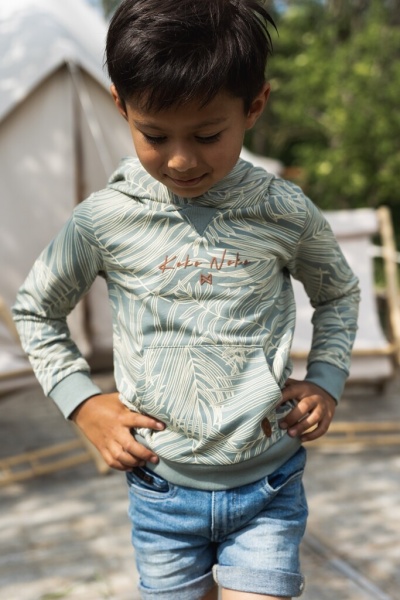 Худи для мальчика Koko Noko р.110 серо-зеленый T46803-37 