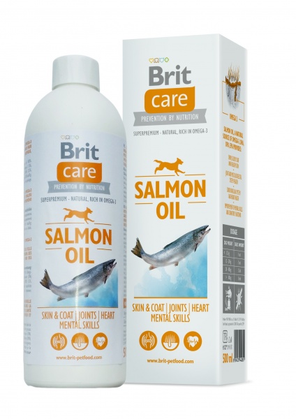 Масло лососевое Brit Care для собак 500 мл