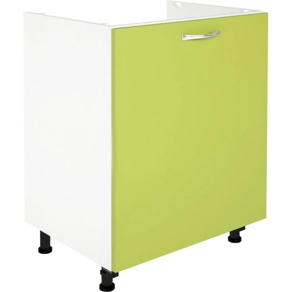 Тумба нижня під мийку МС Варшава Нм 60/82/45 ясень шимо світлий Грейд