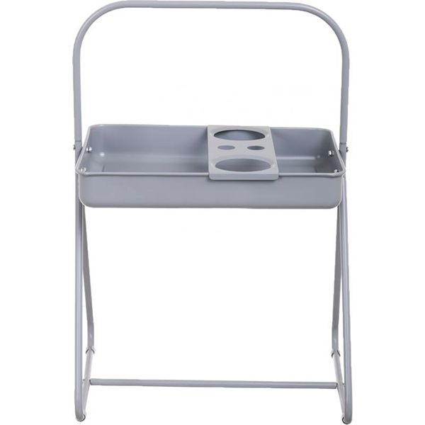 Стіл кавовий Генуя сірий 460x350x690мм 