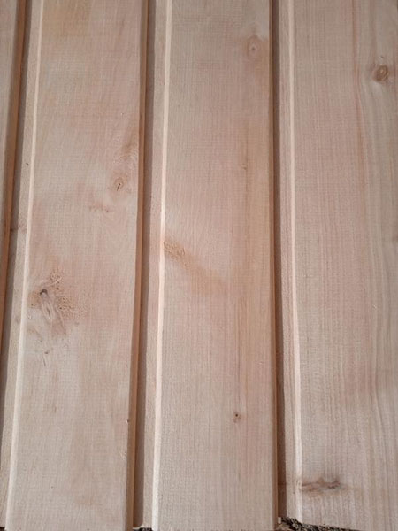 Вагонка деревянная ольха 15х100х2000 (5 шт./уп. 1 кв.м) цельная