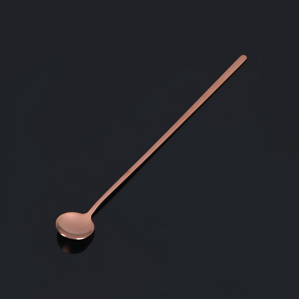 Набор коктейльных ложек Fiora Salerno Rose Gold 24,5х3 см нержавеющая сталь 4 шт.