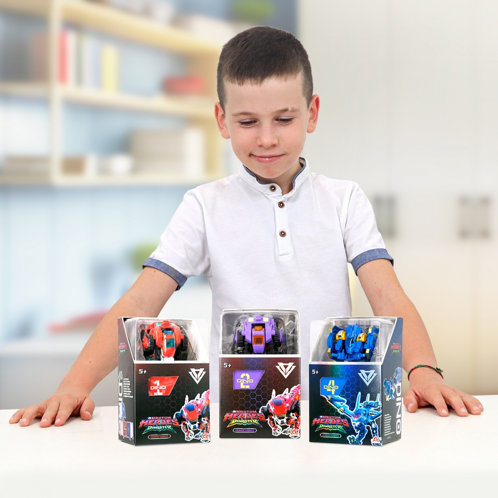 Игрушка-трансформер Alpha Group Динозавр Dinoster - Синий Птера-бот EU580840-4