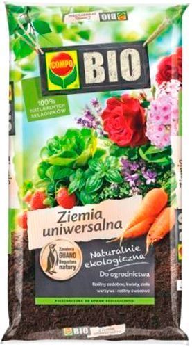Ґрунтосуміш Compo Біо органічна без торфу 7 л