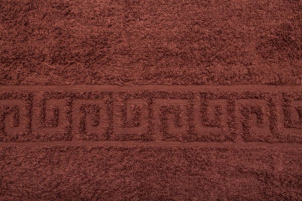 Полотенце махровое 67001 70x140 см коричневый Рашід 